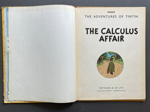The Adventures of Tintin - The Calculus Affair - UK 1st - Setanta Books
