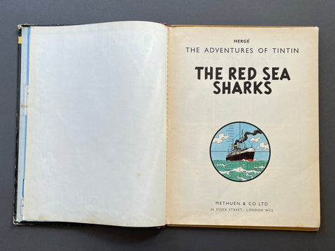 The Adventures of Tintin - The Red Sea Sharks - UK 1st - Setanta Books