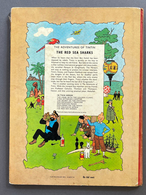 The Adventures of Tintin - The Red Sea Sharks - UK 1st - Setanta Books