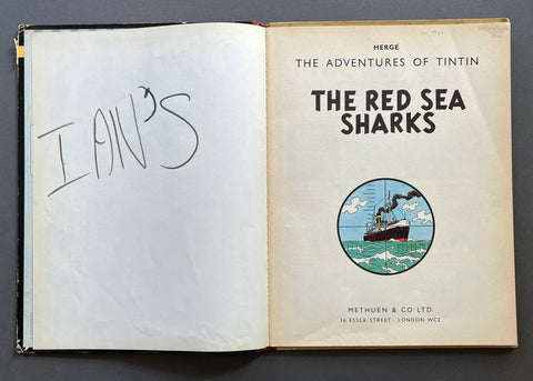 The Adventures of Tintin - The Red Sea Sharks - UK 1st - Setanta Books