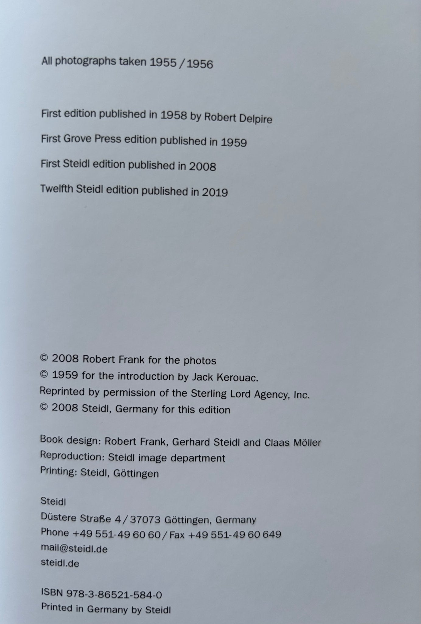 Buy The Americans (1st Steidl Edition) by Robert Frank Online