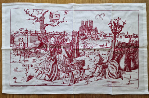 The Charm of Lincolnshire Tea Towel - Setanta Books