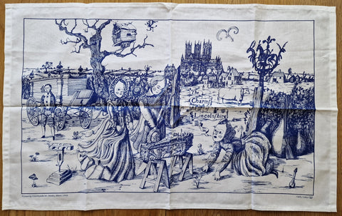 The Charm of Lincolnshire Tea Towel - Setanta Books