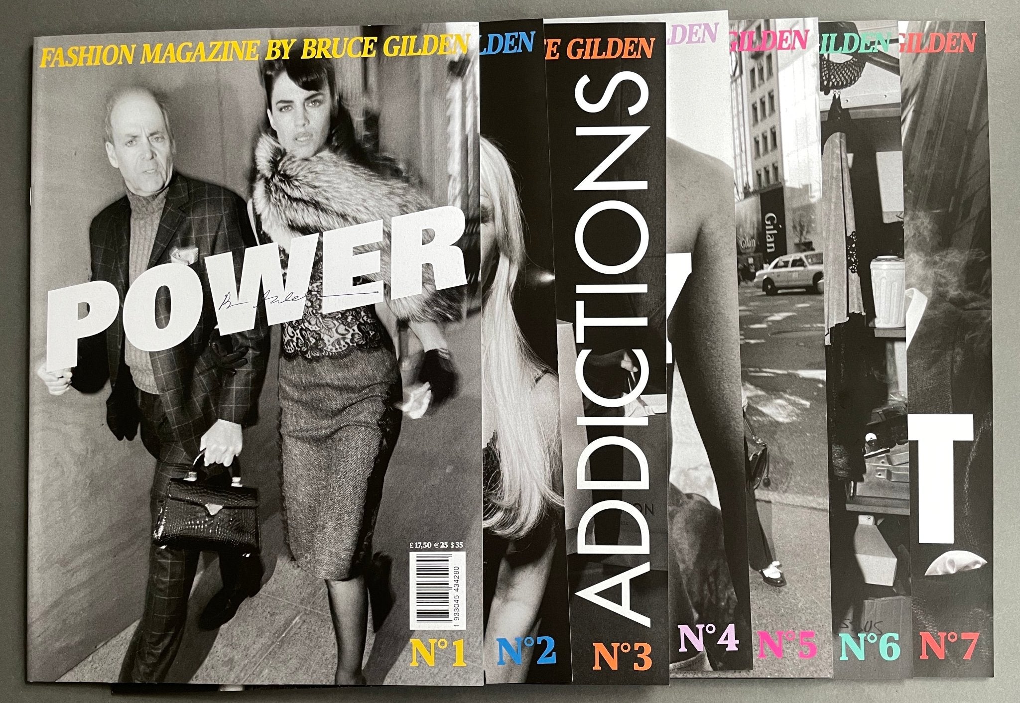 Buy The complete set of Fashion Magazine by Bruce Gilden signed