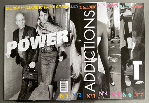 Bruce Gilden Fashion Magazine No.1〜7 完揃 Buy The complete set of Fashion Magazine by Bruce Gilden signed