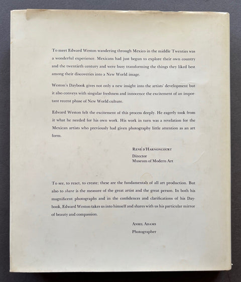 The Daybooks Of Edward Weston: I: Mexico and II: California - Setanta Books