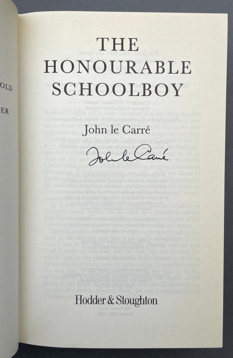 The Honourable Schoolboy - Setanta Books