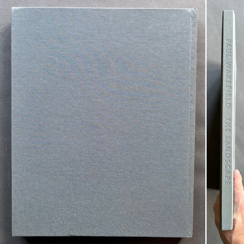 Gray textured book with a ruler on the right side