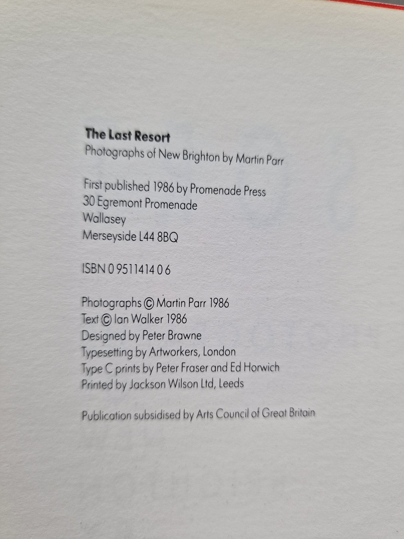 Buy The Last Resort by Martin Parr 1st edition Online – Setanta Books
