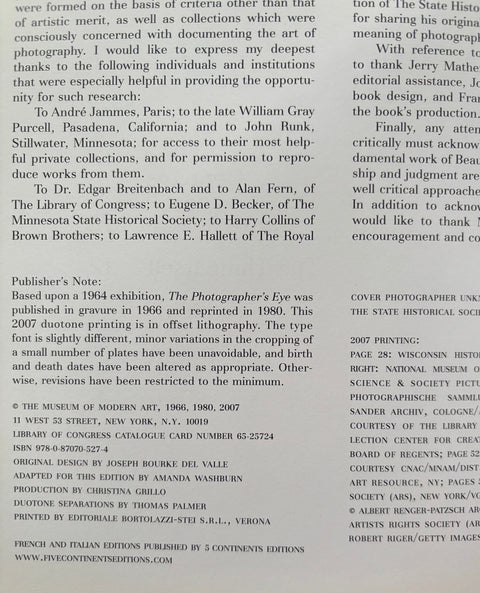 The Photographer's Eye - Setanta Books