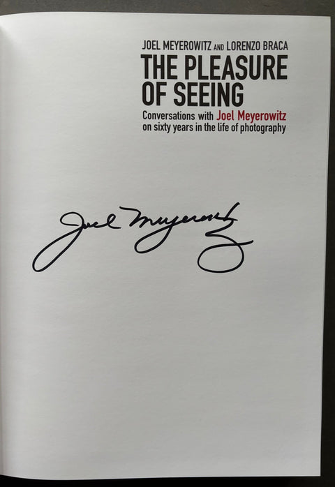 The Pleasure of Seeing: Conversations with Joel Meyerowitz on sixty years in the life of photography - Setanta Books