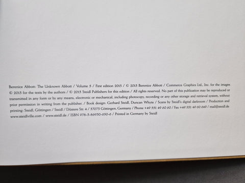 The Unknown Berenice Abbott (Five - Volume Edition) - Setanta Books