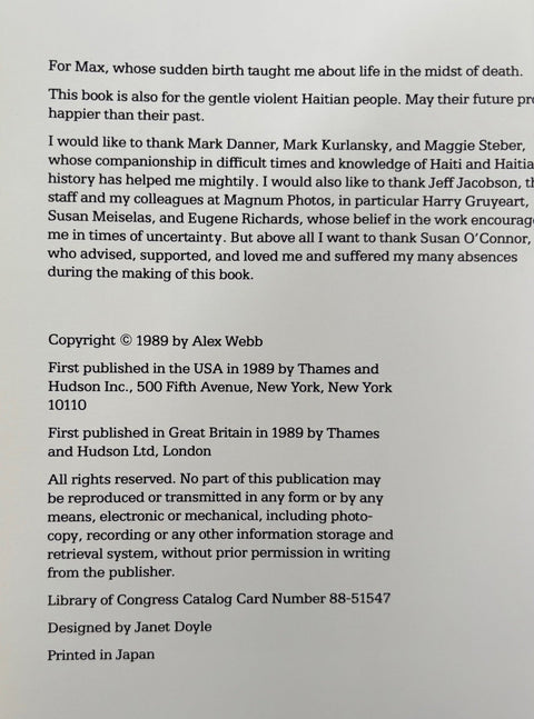 Under a Grudging Sun: Photographs from Haiti Libere 1986-1988 - Setanta Books