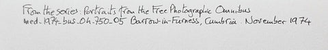 Untitled (From The Series: Portraits From The Photographic Omnibus) - Setanta Books
