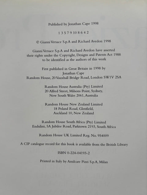 Versace: The Naked & The Dressed - Setanta Books