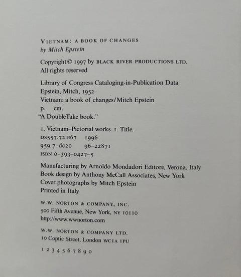 Vietnam: A Book of Changes - Setanta Books