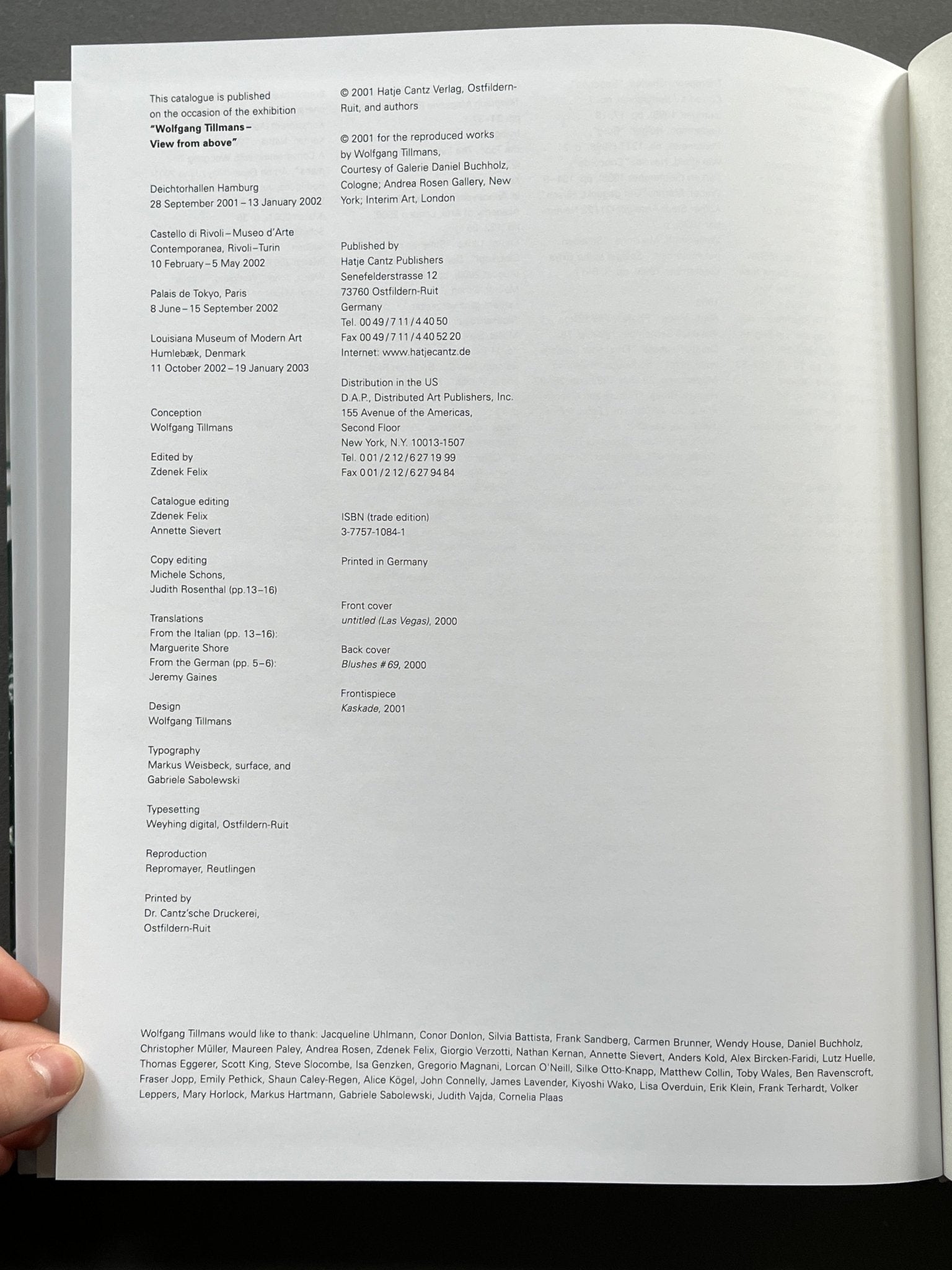 View from Above by Wolfgang Tillmans | Photography | Setanta Books