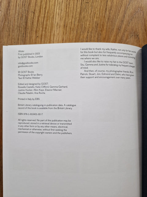 Water - Setanta Books