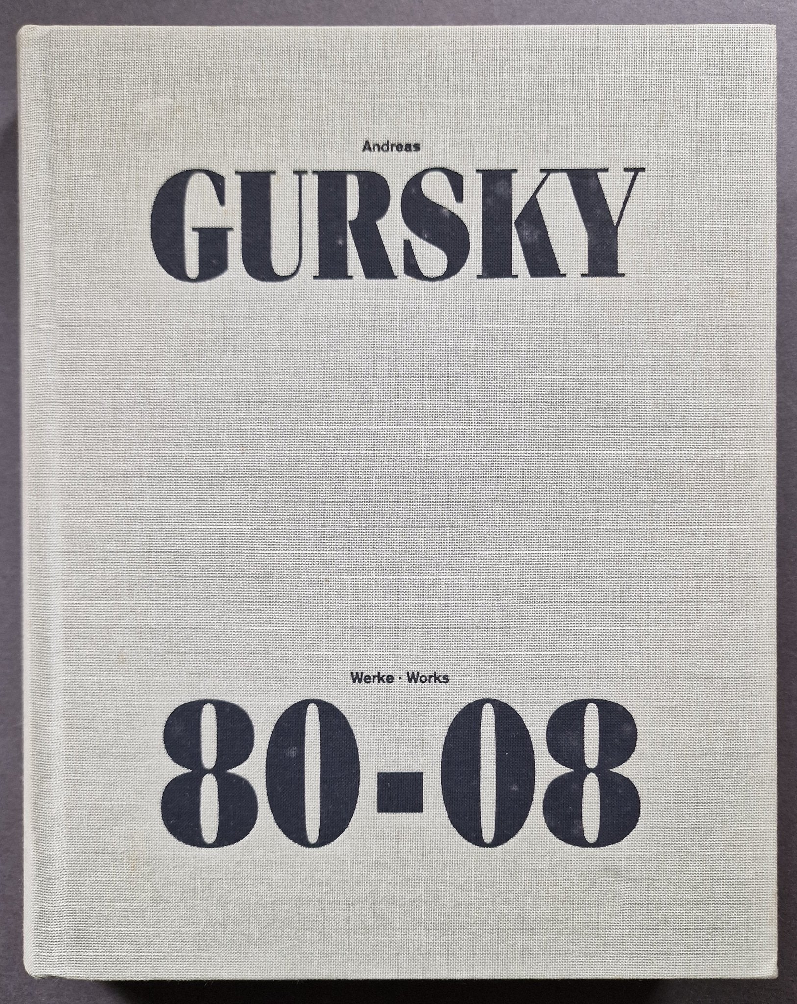 希少❗️【Andreas Gursky 80-08】グルスキー作品集/アート写真集 ANDREAS GURSKY | Works 80-08 - Signed – Saint Page