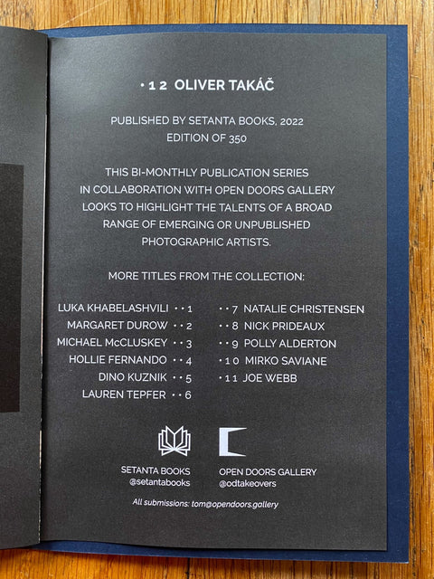 012 - Oliver Takáč - Setanta Books
