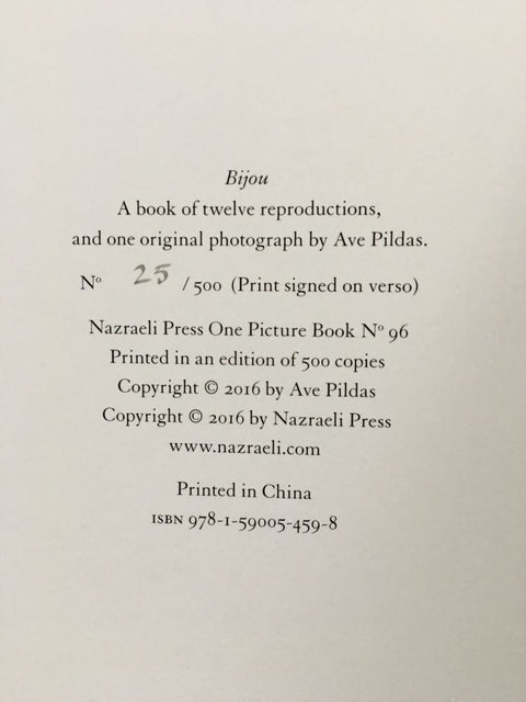Bijou (One Picture Book)