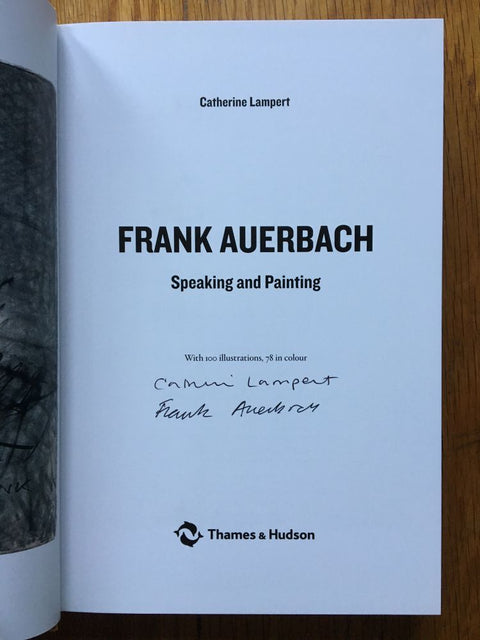 Frank Auerbach: Speaking and Painting