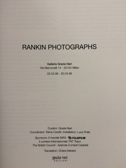 Rankin Photographs