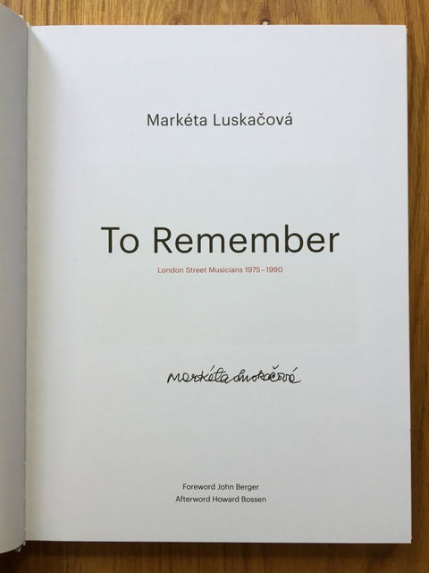 To Remember