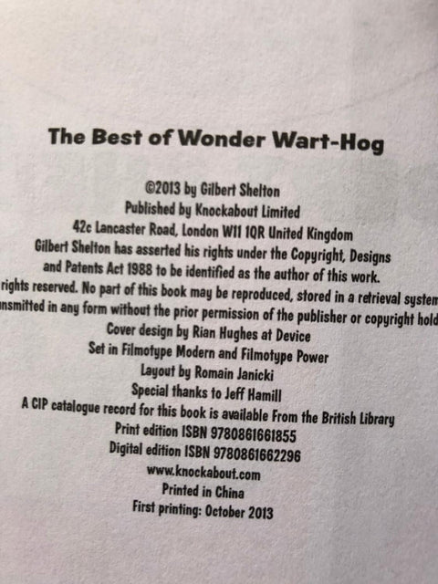 The Best of Wonder Warthog