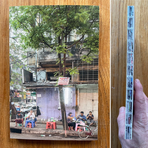 This is the cover of Yangon Diary by Peter Bialobrzeski with a city image on the cover