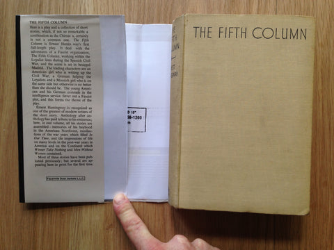 The Fifth Column and the First 49 Short Stories (in fdj)