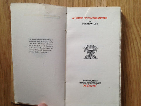 A House of Pomegranates