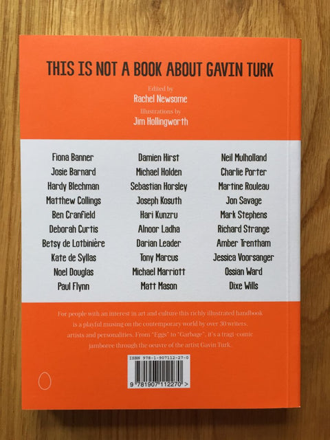 This is not a book about Gavin Turk