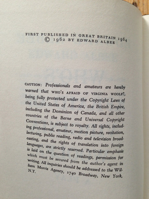 Who's Afraid of Virginia Woolf?