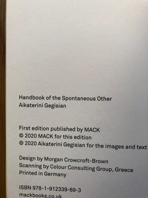 Handbook of the Spontaneous Other