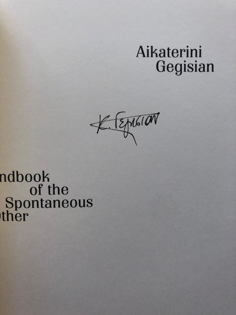 Handbook of the Spontaneous Other