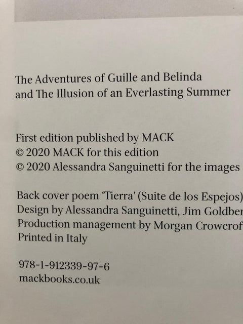 The Adventures of Guille and Belinda and The Illusion of an Everlasting Summer