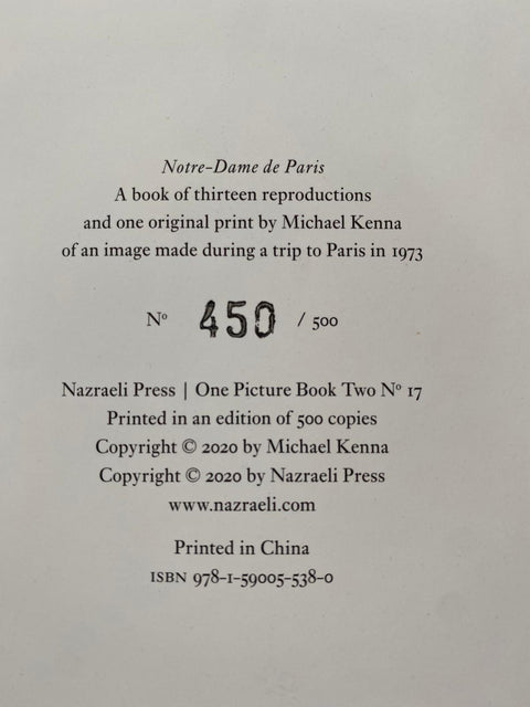 One Picture Book Set: Notre-Dame de Paris, A Walk Through A Bamboo Grove, Captains of the Dead Sea, Untitled #11856-0820