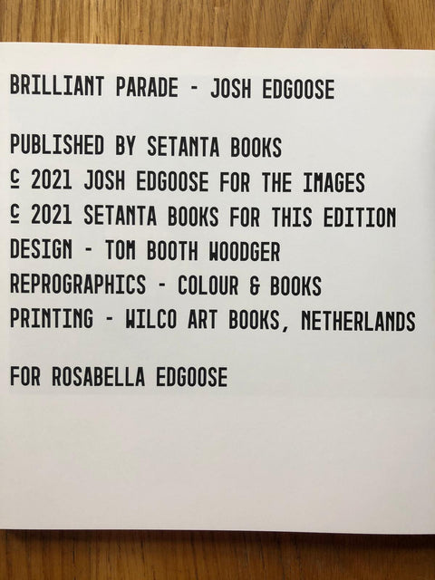 Brilliant Parade - Setanta Books