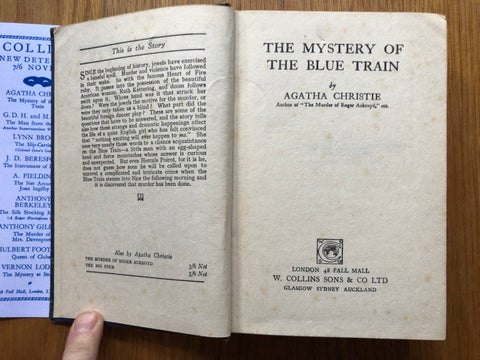 The Mystery of the Blue Train (in fdj)