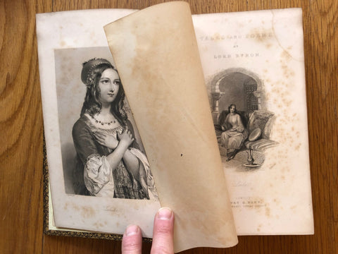 Byron's Tales and Poems - leather binding