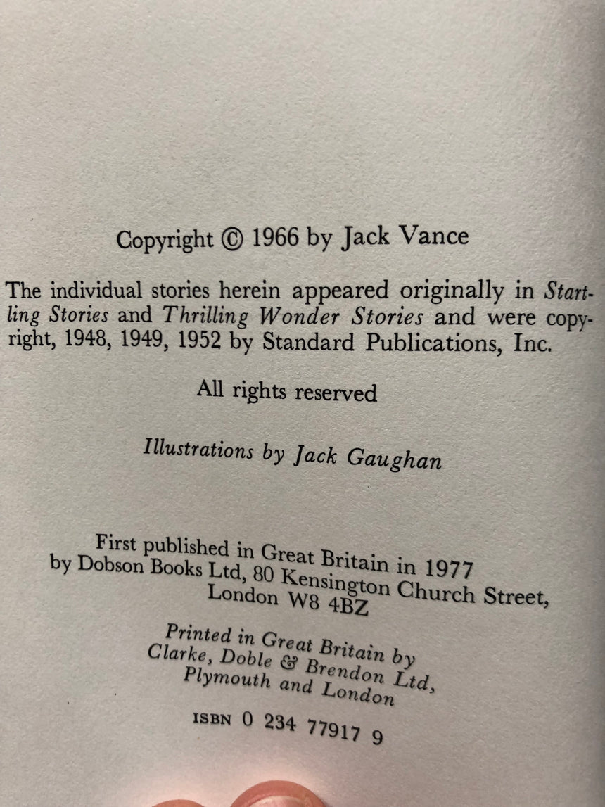 Buy book 1st edition The Many worlds of Magnus Ridolph Jack Vance ...