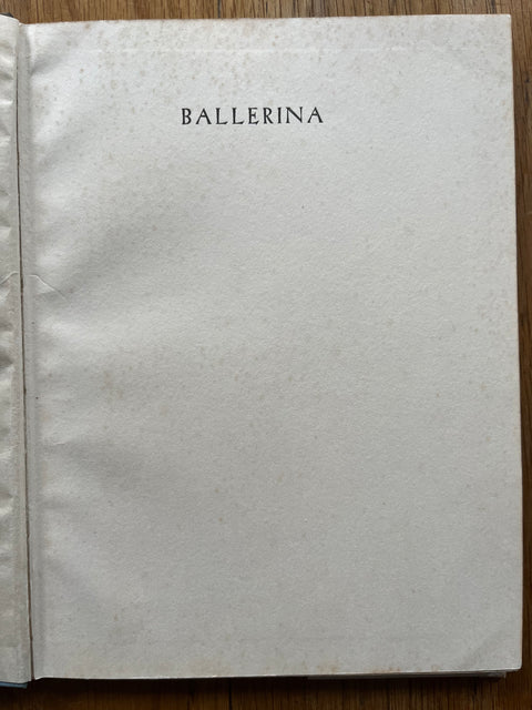 Ballerina Further Studies of Margot Fonteyn