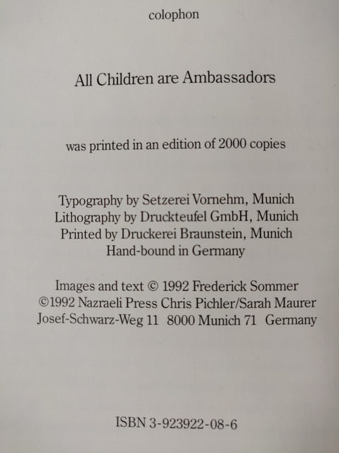 All Children are Ambassadors