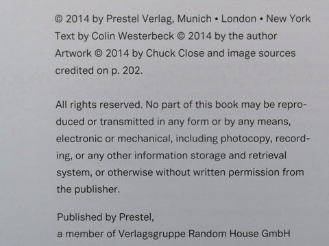 Chuck Close: Photographer