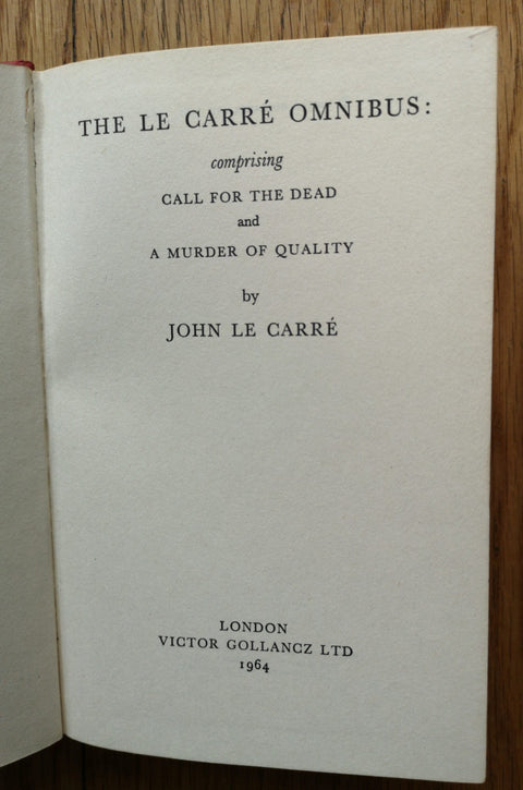 Le Carre Omnibus - Call for the Dead - A Murder of Quality