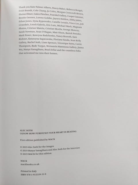 I Know How Furiously Your Heart Is Beating (Print Edition)