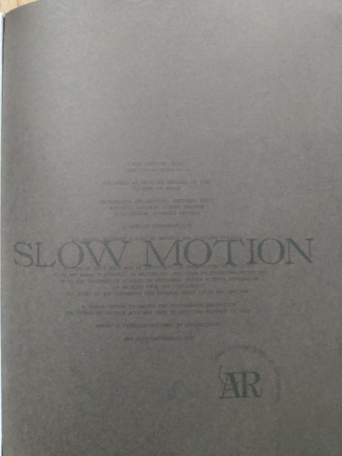 Slow Motion (L’Atelier RisoGraphique)