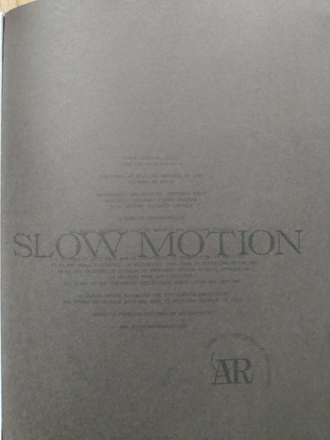Slow Motion (L’Atelier RisoGraphique)