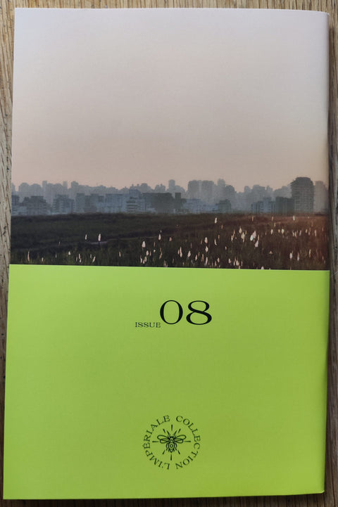 The photography book cover of Alpha Cities (L’IMPERIALE Collection 08) by Lucas Lenci. In softcover light green / yellow.